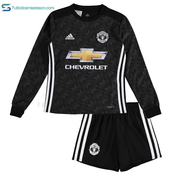 Camiseta Manchester United 2ª ML Niños 2017/18